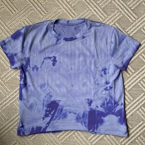 Lululemon Purple Tie-Dye T-Shirt